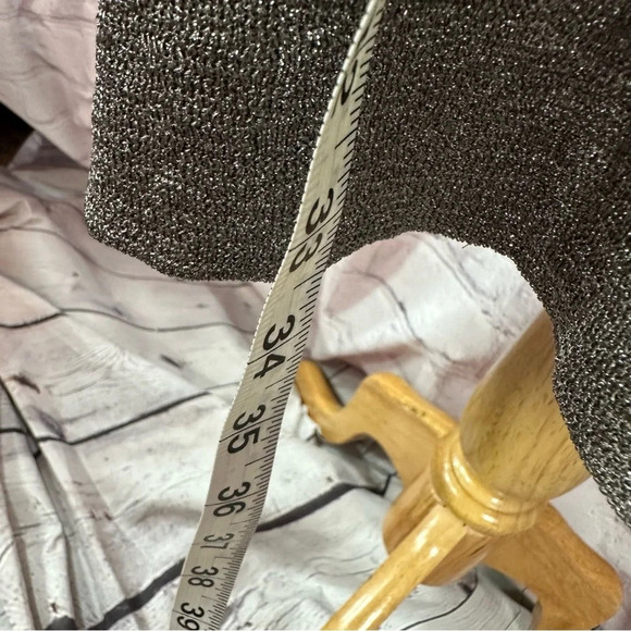 chico's open front cardigan sweater duster gray metallic minimalist boho western - Picture 4 of 8